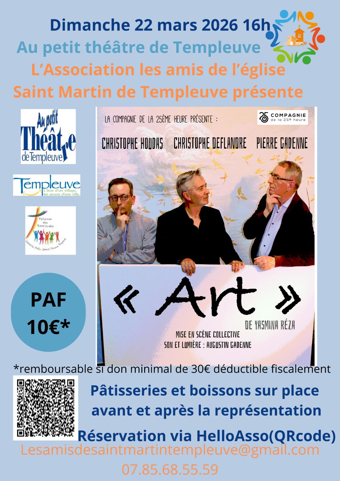 22 mars petit theâtre de templeuve