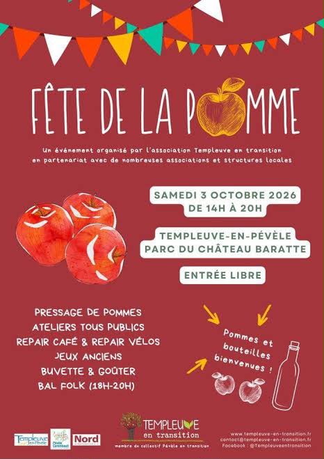 F&ecirc;te de la pomme le 3.10.2026