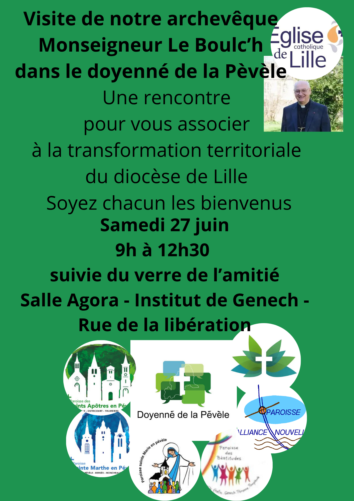 visite en doyenn&eacute; Ev&ecirc;que